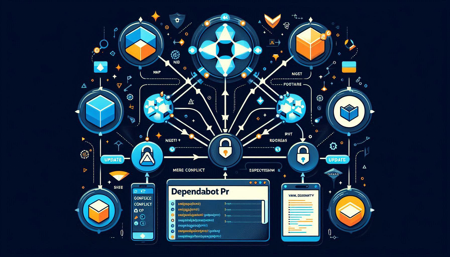 Learn how to configure Dependabot groups for NuGet, npm, and GitHub Actions to avoid merge conflicts and reduce PR noise.