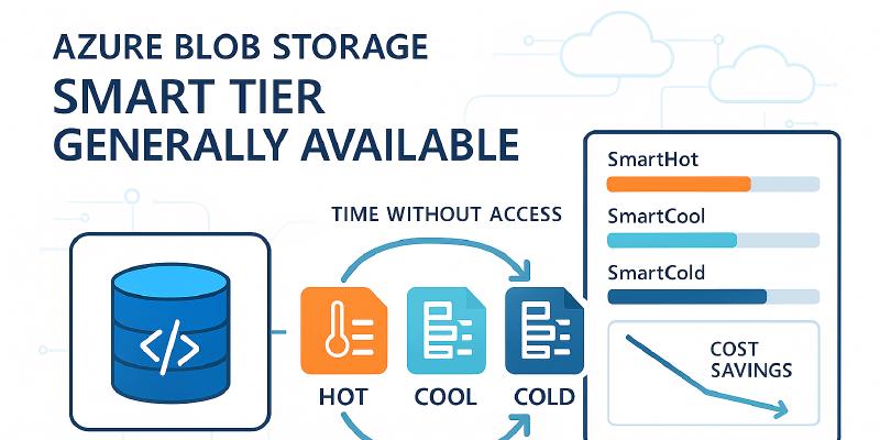 Azure Blob Storage Smart Tier is now GA. It auto-moves blobs between hot, cool, and cold tiers by access pattern, cutting costs with no config required.