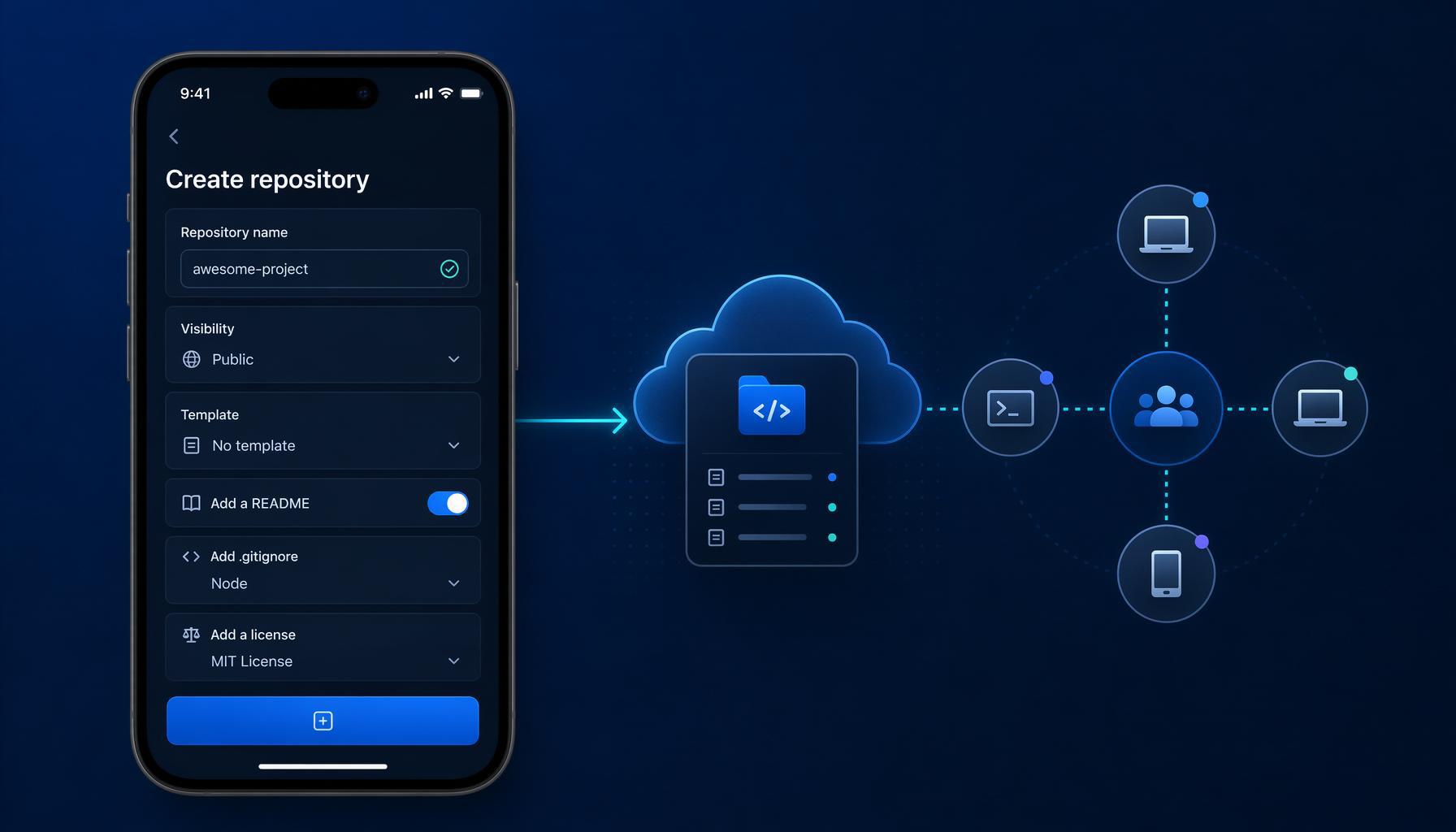 GitHub Mobile now lets you create repositories directly in-app, with templates and initialisation options, so you can start projects anywhere.
